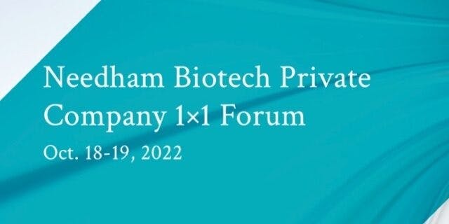 Needham Private Biotech Company Virtual 1x1 Forum